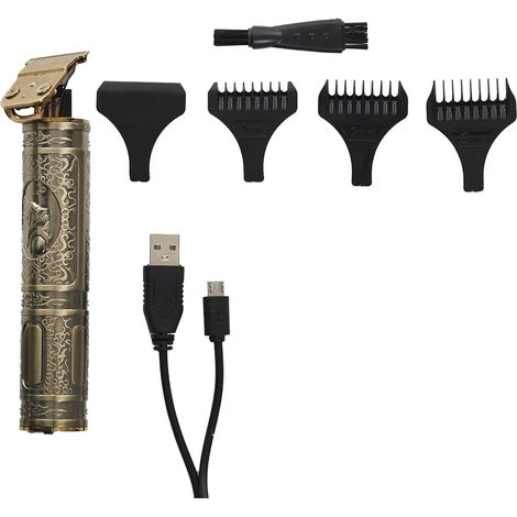 Altobuy – Tondeuse de précision sans fil pour barbe et cheveux – 6 accessoires – Autonomie 1H30 – Coupe nette et précise
