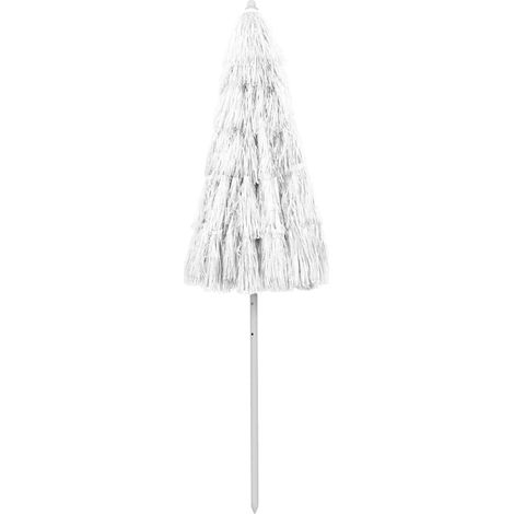 Parasol de jardin,Parasol de plage Hawaii blanc 240 cm CFW21796 (1/5)