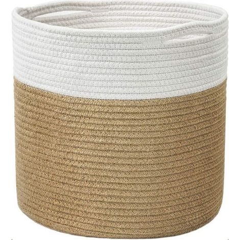 Cesto Para Maceta - Cuerda De Algodón - Para Macetas Hasta 20 Cm - Decorativo Y Multifuncional - 1 Unidad (1/5)