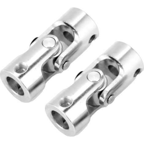 2 pièces Accouplement d'arbre Connecteur de moteur Direction DIY Longueur 35 mm OD 14 mm Joint universel (88 mm) (1/5)