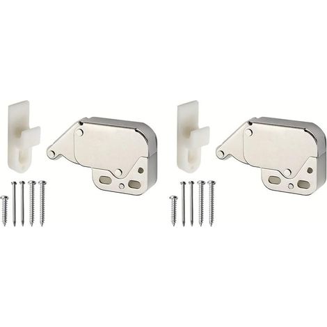 Loquet à ressort pour armoire, lot de 2 (1/5)
