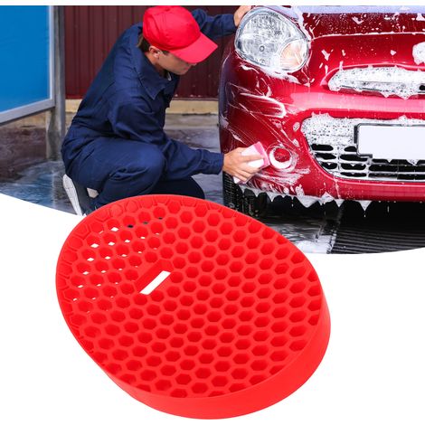 Autowascheimer mit Filter, Waschbrett, Schlamm- und Sandabscheider, Reinigungsständer, geeignet für Autowasch- und Aufbereitungssets (rot). (1/5)