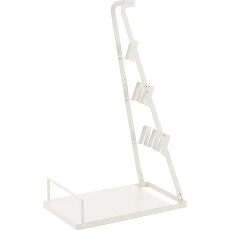 Aufbewahrungsständer kompatibel mit den Bosch Akku-Staubsaugern Serie 4 Flexxo 28V und Serie 6 Athlet 20V – weiß (1/2)