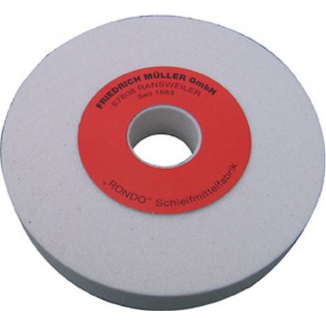 Rettifica, Corindone, Bianco, Dimensioni: 125 X 25 X 32 Mm, Grana 50, J Durezza (1/2)