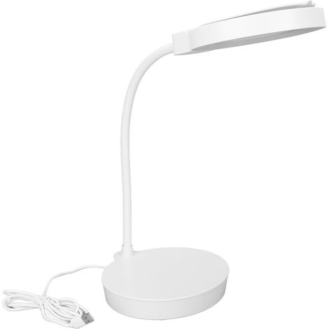 Lampadaire LED flexible 13X pour tatouage et manucure, tube articulé 130mm, loupe 2X, blanc, éclairage de bureau. (1/5)