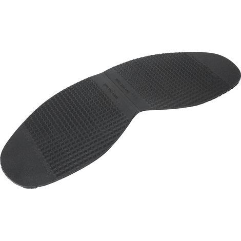 Semelles antidérapantes en caoutchouc pour chaussures en cuir - Demi-semelle avant plate de réparation (Noir)