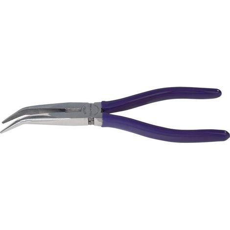 Pince à becs plats L.200mm polie 40 degrés gaine plastique TECWERK (1/3)