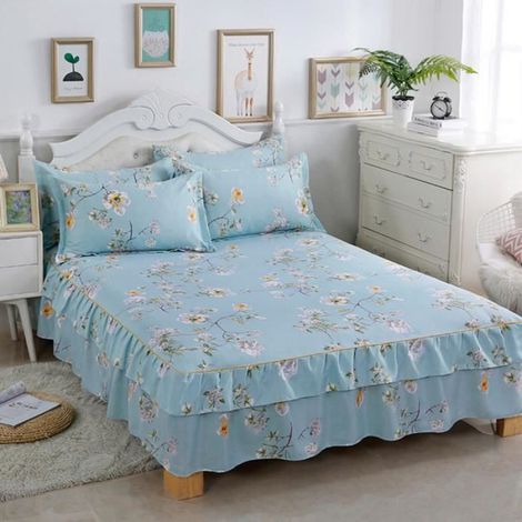ensemble de draps de lit 2 pièces taies d'oreiller en coton et polyester taies d'oreiller douces et respirantes accessoire (1/3)