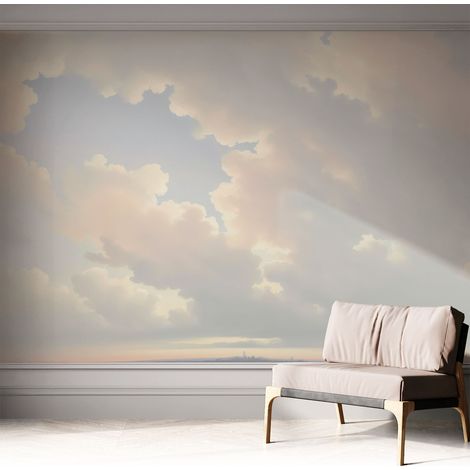 Carta da parati adesiva - fotomurale - facile da applicare - per la soggiorno - camera da letto - Cielo pastello 312x219 cm (1/5)