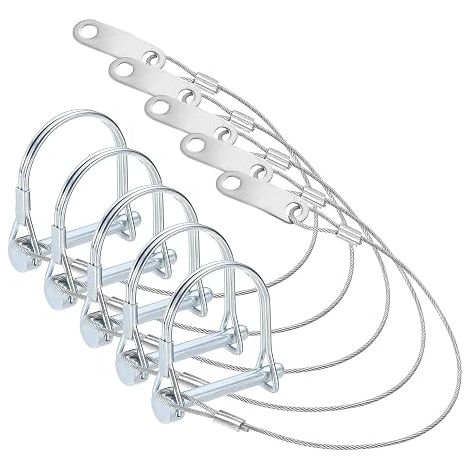 5pcs Goupille D'Attelage De Avec Anneau 15/64" x 1-3/4" (1/5)