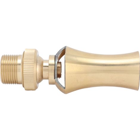 Buse de fontaine en laiton, style tour de glace, en cèdre, réglable, pour bassin, filetage femelle G1/2, filetage mâle G3/4, diamètre 25 mm (1/5)