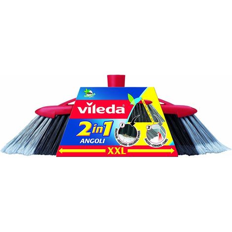 Scopa Scope Vileda Angoli 2 In 1 Xxl Senza Manico  Confezione 6 Pz (1/10)