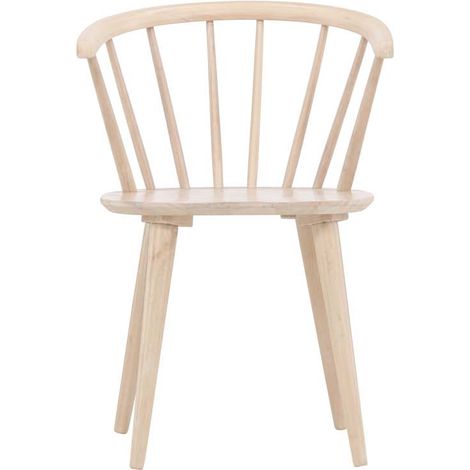 Bobby Esszimmerstuhl mit Armlehne Holz whitewash.