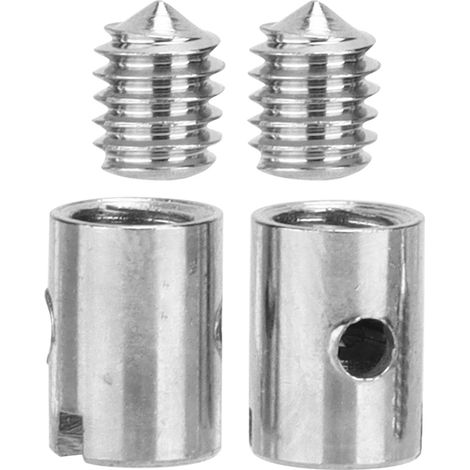 Raccord sans soudure 5mm DE avec vis M4 pour poignée de gaz et starter de moto scooter (1/5)