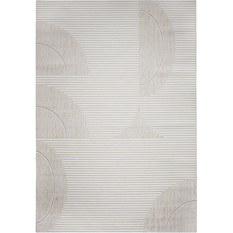 Grande Tappeto dal Design Contemporaneo e Moderno - Beige (290x200 cm) - Urma Beige -