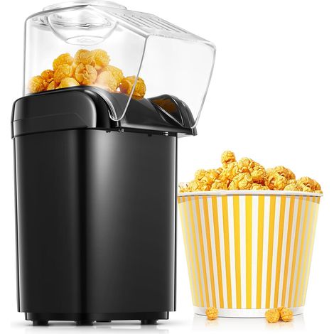 Máquina eléctrica de palomitas de maíz con aire caliente — Máquina de palomitas de maíz — Regalo ideal para las fiestas: adecuada para Diwali y todas las ocasiones. (1/5)
