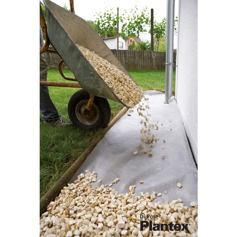 Géotextile 25 m² – Rouleau 25 m x 1 m – Pour drainage efficace – Résistant aux UV et à l'humidité – Dupont