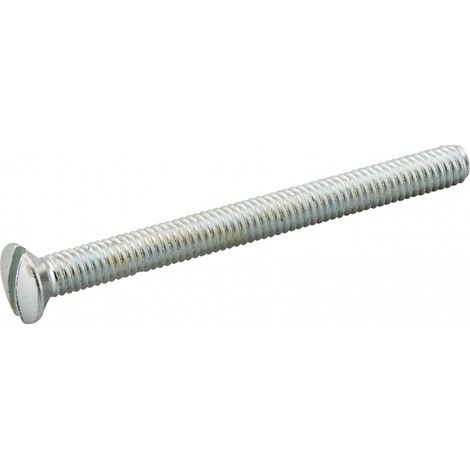 Thirard – Lot de 2 vis à métaux 4x40mm – Acier chromé pour porte intérieure – Finition élégante – Adaptées pour menuiserie (1/3)
