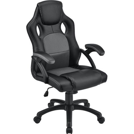 Sedia da scrivania Racing Montreal   Grigio  Sedia da scrivania imbottita con schienale regolabile (1/5)