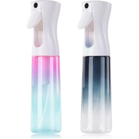 Stück 300 ml Haarsprayflaschen, leere Sprühflaschen, wiederverwendbare Haarsprayflaschen für Friseure, Pflanzen, Gesicht, kontinuierliches Sprühen (1/5)