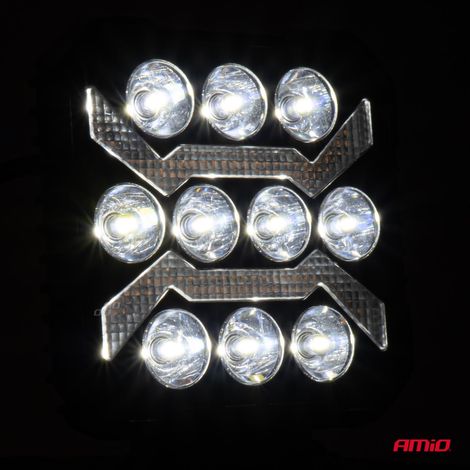 Projecteur LED AWL68 54W 6500K 10000lm 12V 24V AMIO-04209 (1/5)