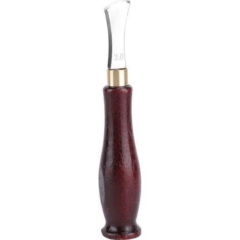 Liseret cuir à bords fins Outil de rainurage et pliage pour cuir (2mm)