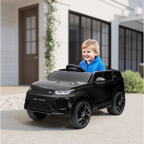Auto elettrica per bambini 12V Land Rover Discovery Sport, telecomando, nera, 3-6 anni DESVIAE (1/4)