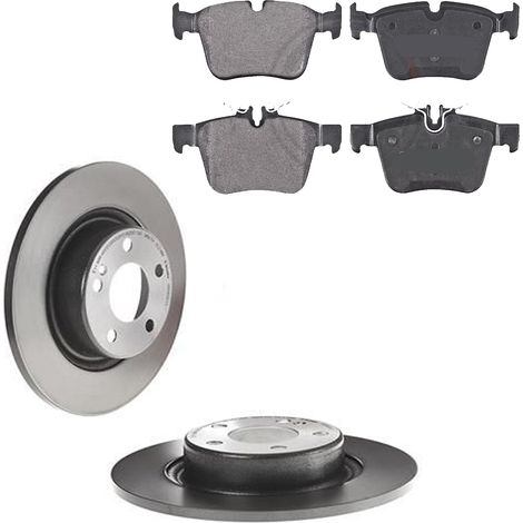 KIT FRENI POSTERIORI compatibile con MERCEDES-BENZ CLASSE C COUPE' (C205) - DISCHI + PASTIGLIE OEM: P 50 122 / 18539 /SOSTITUZIONE DIRETTA/BASSA POLVERE/SILENZIOSO (1/5)