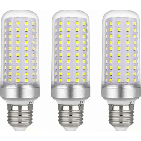 E27 LED-Maiskolbenlampe, 30 W, AC 175–265 V, Kaltweiß (6000 K), 2500 lm, nicht dimmbar, entspricht einer 300-W-Halogenlampe, LED-Maiskolbenlampe für Kronleuchter, Deckenleuchten, Tisch- und Stehlampen (1/4)