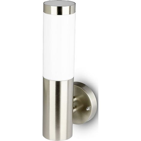 V-TAC VT-833 8624 LED-Außenwandleuchte   E27  Edelstahl