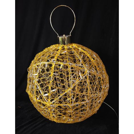Bonturi Casa Sfera Luminosa con 500 Led di Natale D 95 Cm H 140 Cm GOLD (1/2)