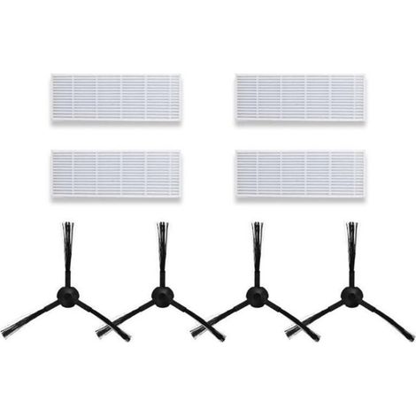 Verbrauchsmaterialien Zubehör Teile Seitenbürstensatz für HEPA iLife A4A4S A6 Saugroboter