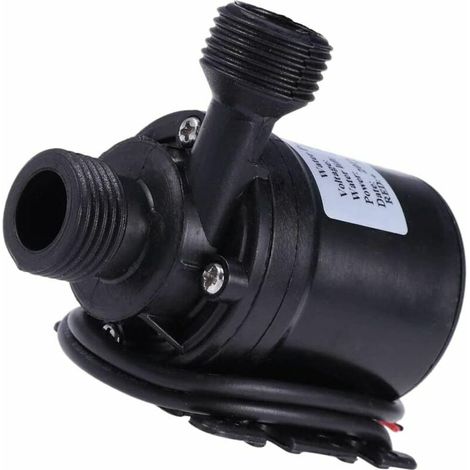 Pompe à eau submersible sans brosse 800L / H 5M pour système de circulation d'eau DC 12V Équipement hydraulique: pompe hydraulique et vérin hydraulique (1/5)
