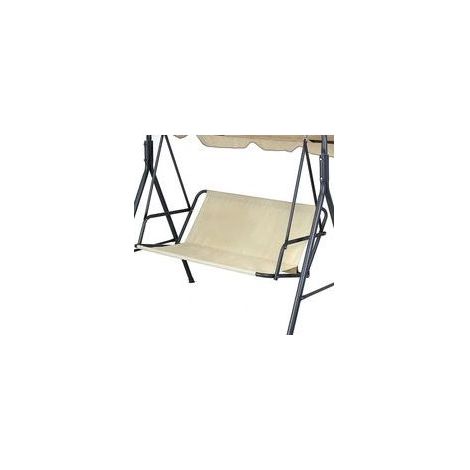 Ensemble de balançoires de jardin de remplacement, 138 x 50 x 50 cm, beige, tissu Oxford imperméable épais 900D, protège les balançoires de jardin et de balcon (1/5)