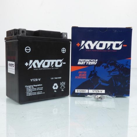 Kyoto-Batterie für Keeway 125 Logik 2013 bis 2019 YTZ8V / 12V (1/2)