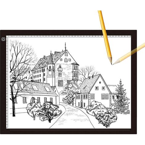 Tablette Lumineuse A3 l à Intensité Variable l avec Panneau Lumineux l LED A3 l Avec Câble USB l 4734.50.5CM (1/5)