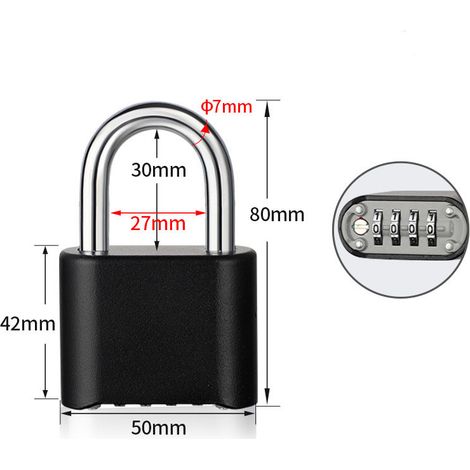 Sécurisez vos affaires avec le cadenas à combinaison