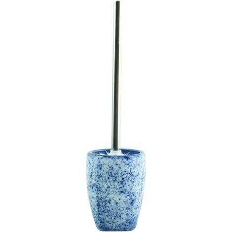 Escobillero con soporte cerámico CARRARE Azul MSV (1/3)