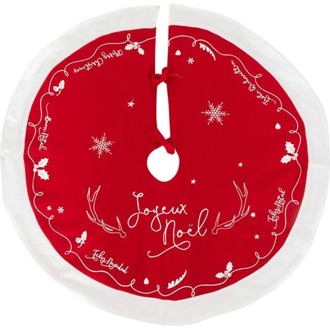 Déco de Noël Tapis pour pied de Sapin en Feutrine D 90 cm - Feeric Christmas (1/3)