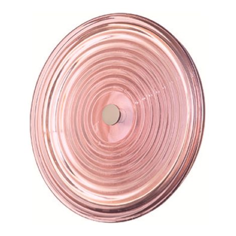 Applique LED JOKEY D28 cm in metallo e vetro decorato Rosa (1/3)