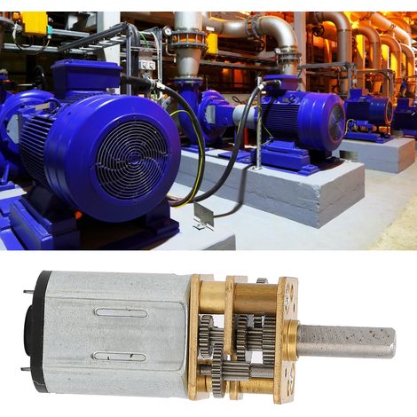 Moteur réducteur à courant continu 12FN20, 6 V CC, 50 tr/min, 3 x 10, moteur à verrouillage intelligent (1/5)