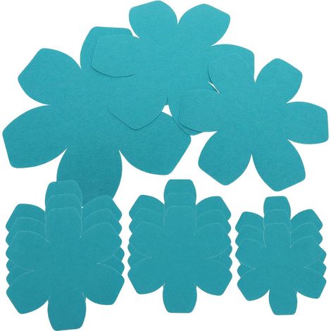 Lot de 12 dessous de plat en feutre, bleu, antidérapants (1/5)