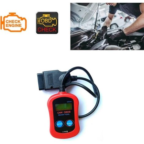 Lecteur de codes auto OBD2 MS300, outil de diagnostic CAN multifonction pour voiture, scanner de défauts moteur