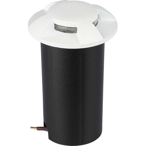 Foco LED para suelo V-TAC de 1 W con 4 haces, 12 V, blanco cálido, IP67