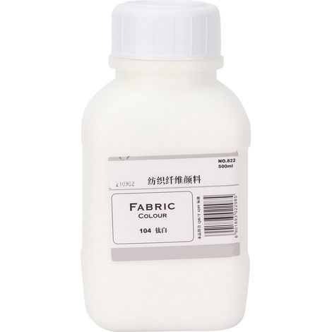 Pigment pour fibres textiles 500 ml, dioxyde de titane 104 (1/5)