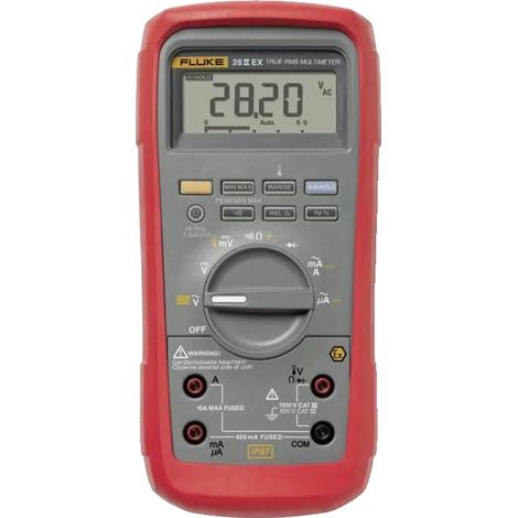 Fluke 28 II Ex Multímetro digital amarillo robusto