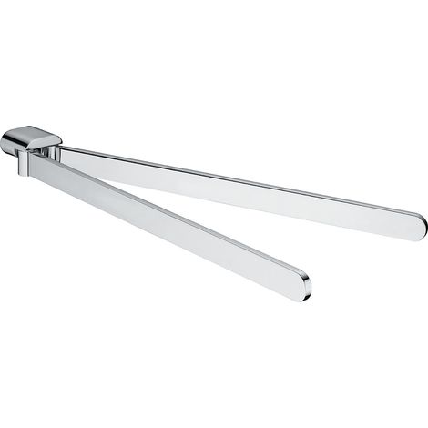 Portasalviette a snodo da muro in alluminio, ottone e Cromall A123 Gedy serie AZZORRE Cromato (1/2)