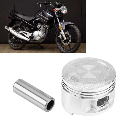 Kit de montage piston segments axe joints pour moto Yamaha YBR125 YBR 125 moteur 125cc (1/5)