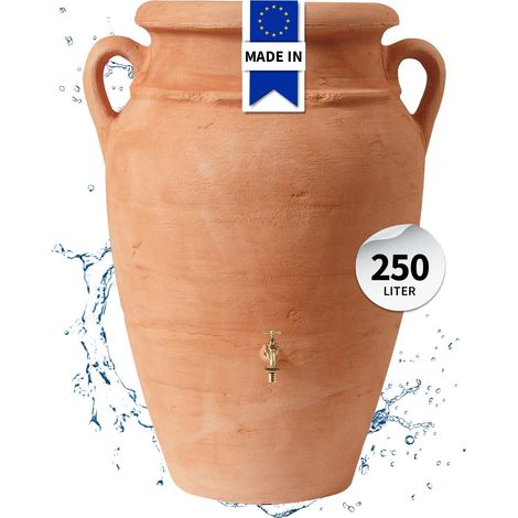 GARANTIA Regentonne ANTIK Amphore 250 Liter terrakotta