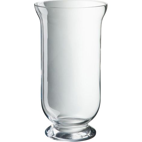 Photophore Design en Verre "Gordon" 40cm Transparent